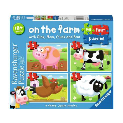 On the Farm 4 In a Box My First Puzzles £6.99